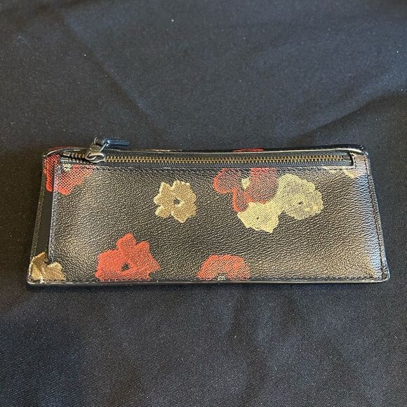 Coach Gorgeous Floral Black Handbag & Wallet Set Used Once Excellent Condition. - Picture 14 of 16